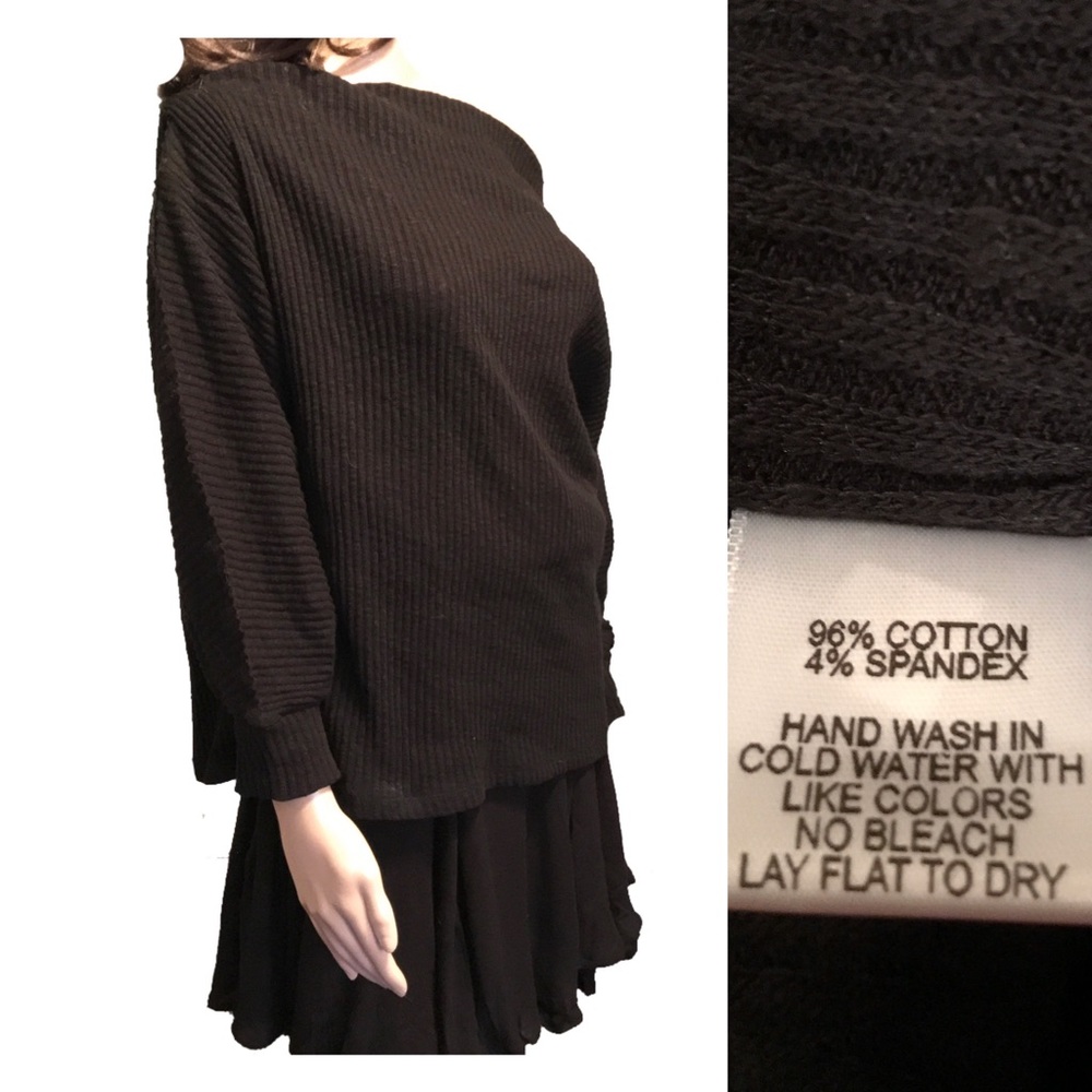 Nordstrom boatneck ribbed dolman sleeve size 2X - Picture 2 of 3